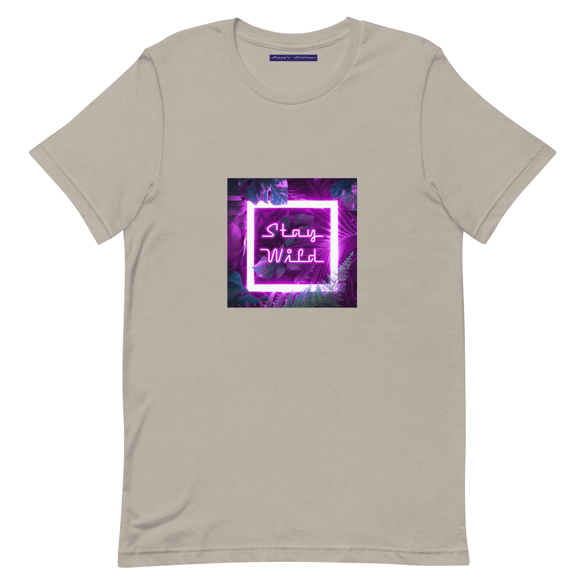 unisex-staple-t-shirt-heather-stone-front-69fea2ab8ce1f.jpg Stay Wild Tee