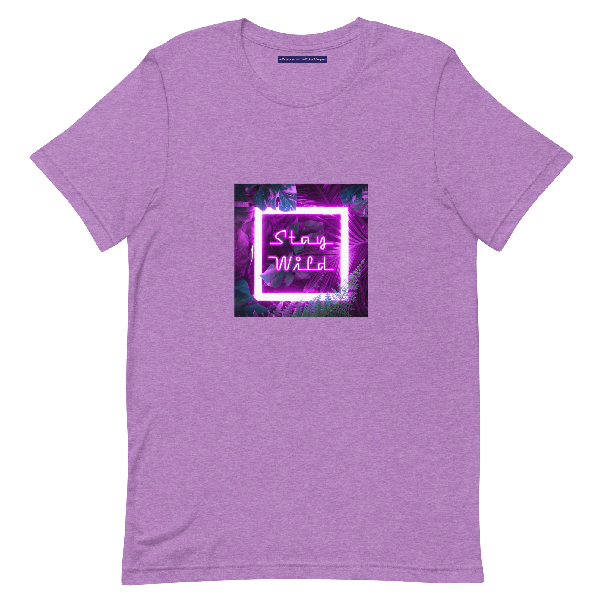 unisex-staple-t-shirt-heather-team-purple-front-69fea2abb76c4.jpg Stay Wild Tee