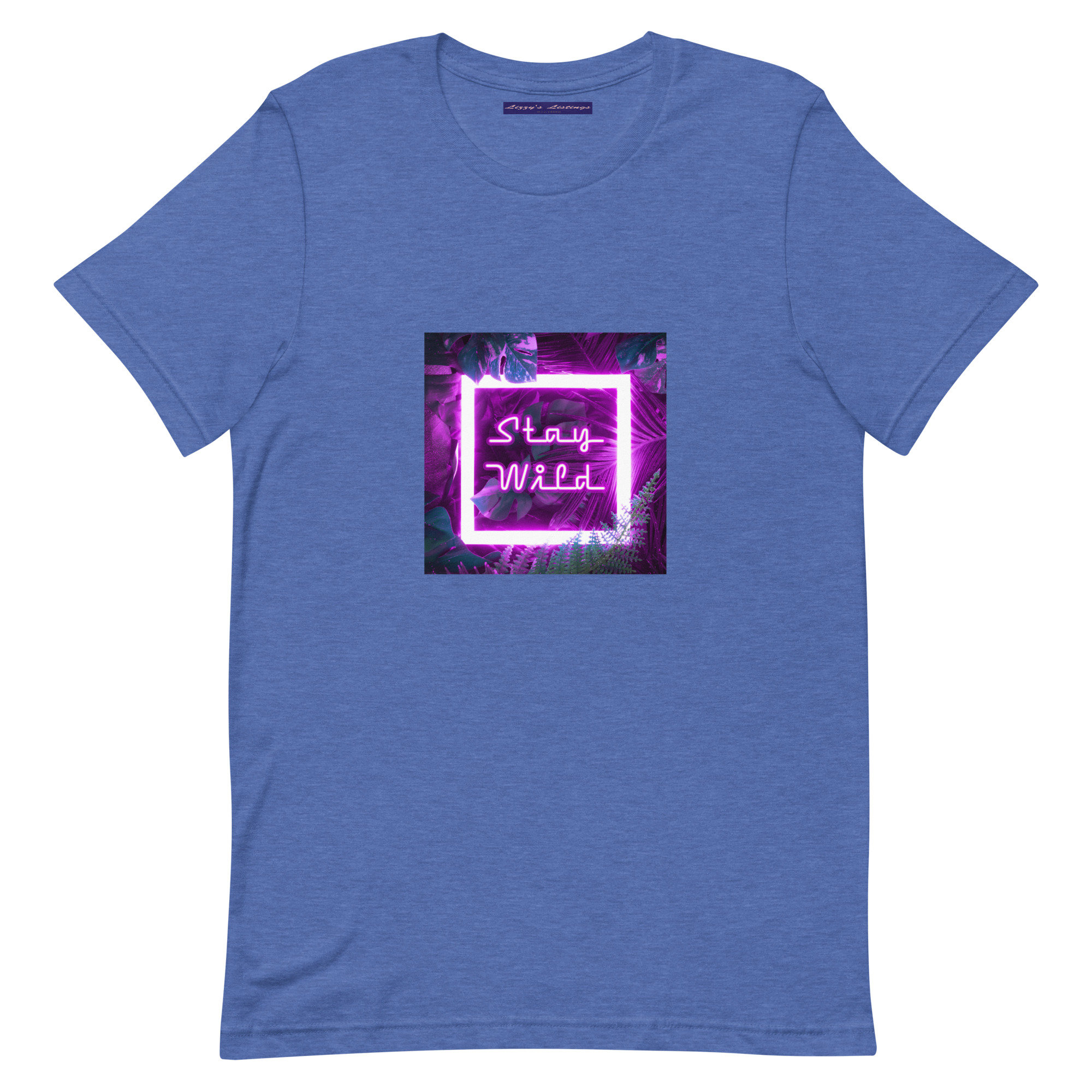 unisex-staple-t-shirt-heather-true-royal-front-69fea2ab8dd31.jpg Stay Wild Tee