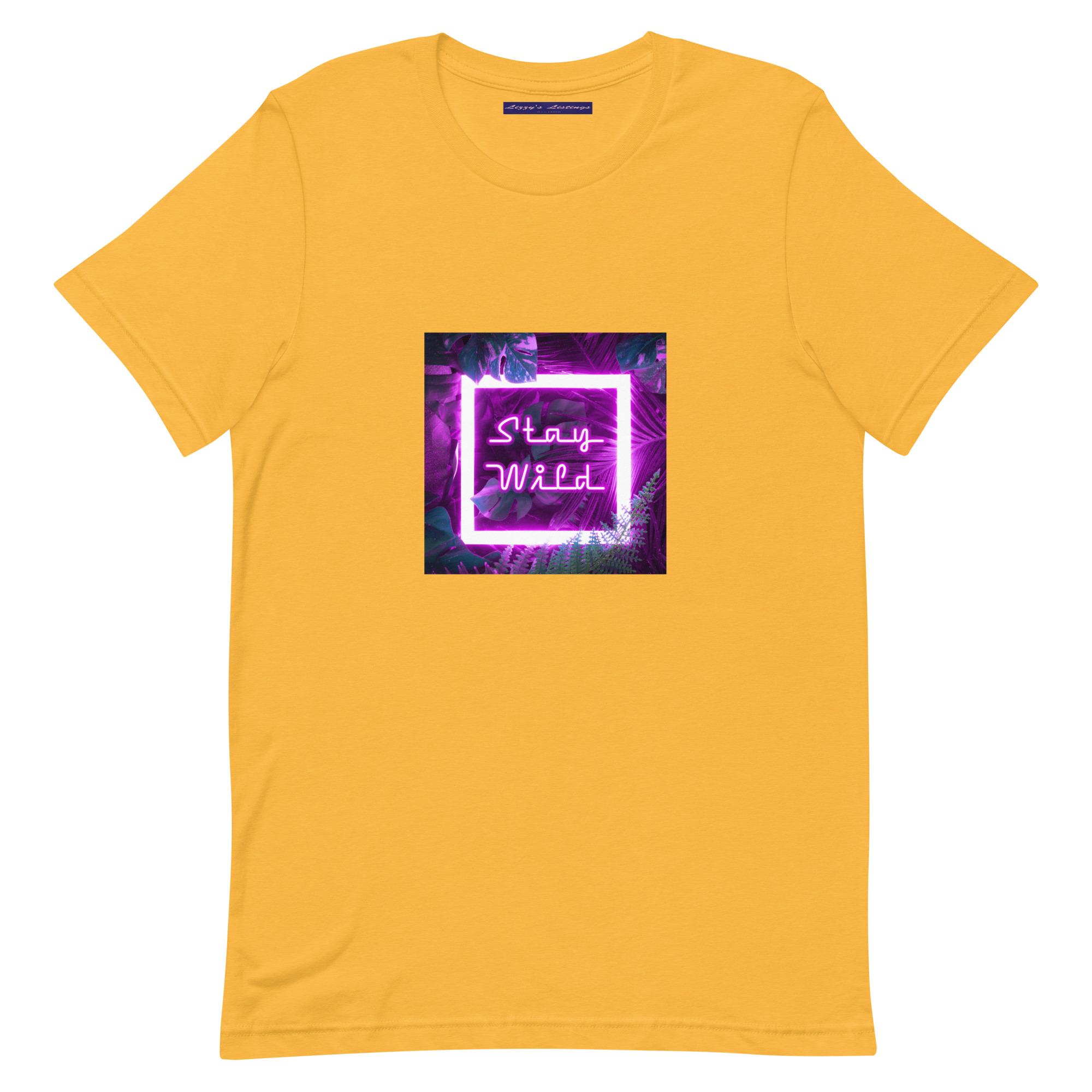 unisex-staple-t-shirt-heather-yellow-gold-front-69fea2abc3245.jpg Stay Wild Tee