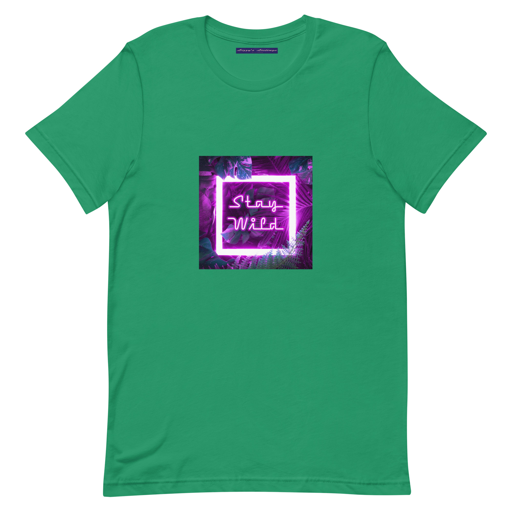 unisex-staple-t-shirt-kelly-front-69fea2ab8eca4.jpg Stay Wild Tee