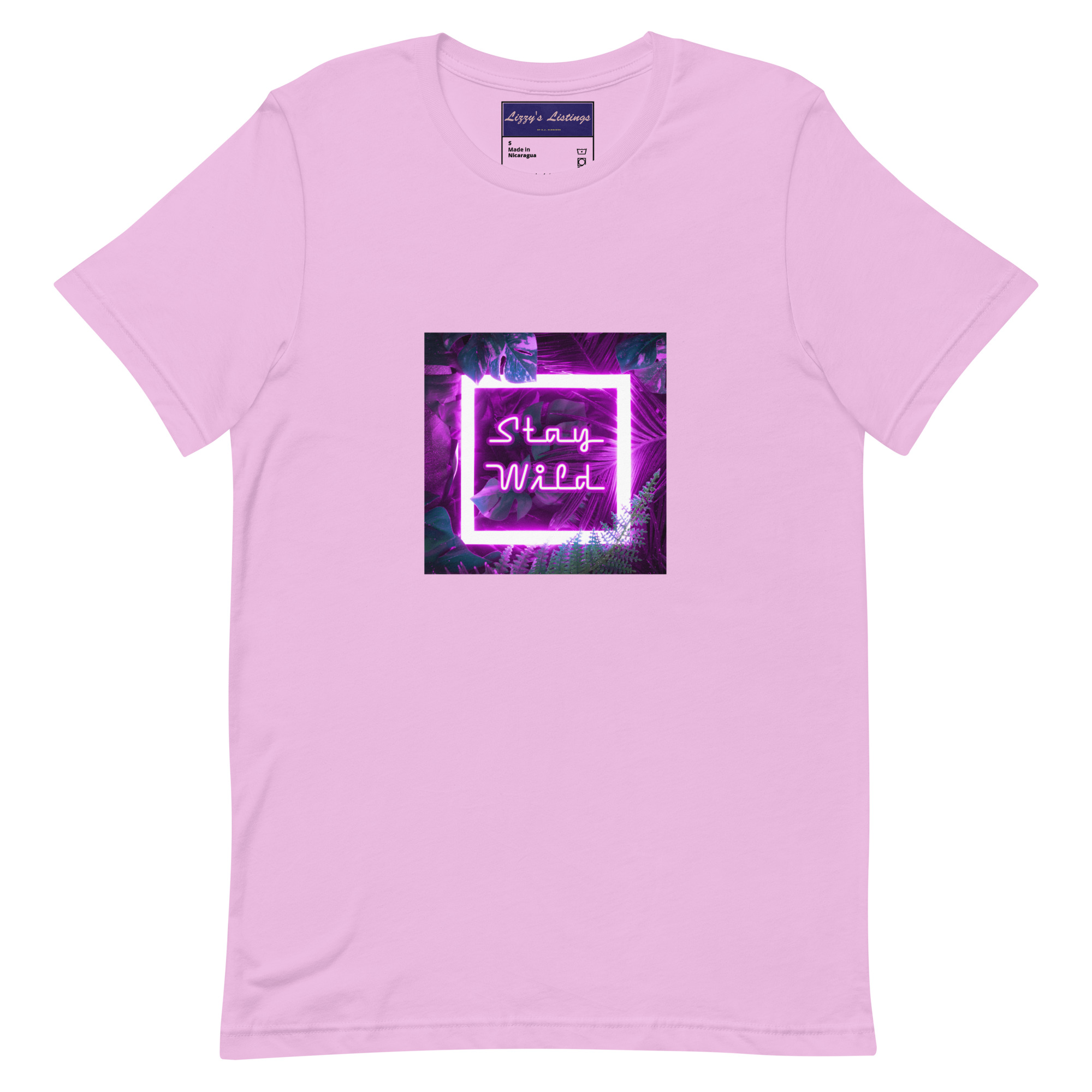 unisex-staple-t-shirt-lilac-front-69fea2ab92ebb.jpg Stay Wild Tee