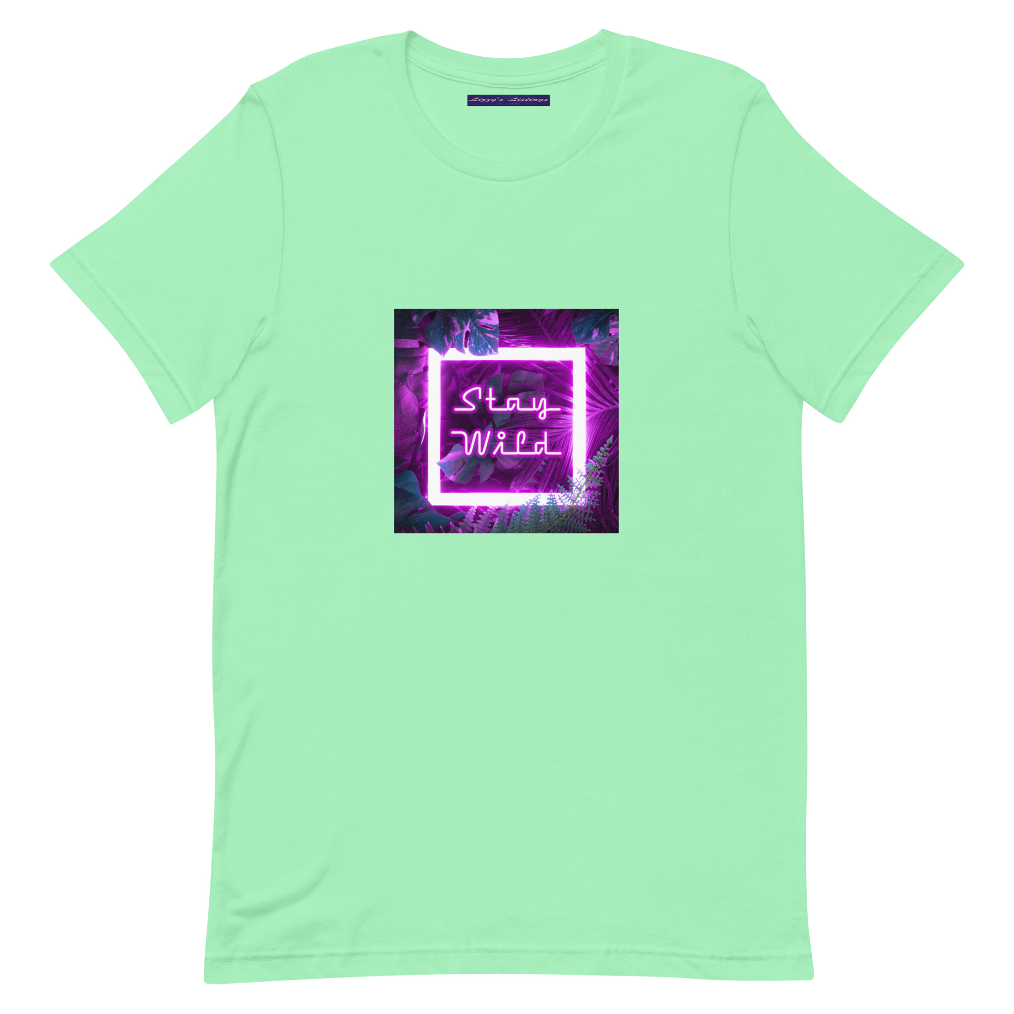 unisex-staple-t-shirt-mint-front-69fea2abbce64.jpg Stay Wild Tee