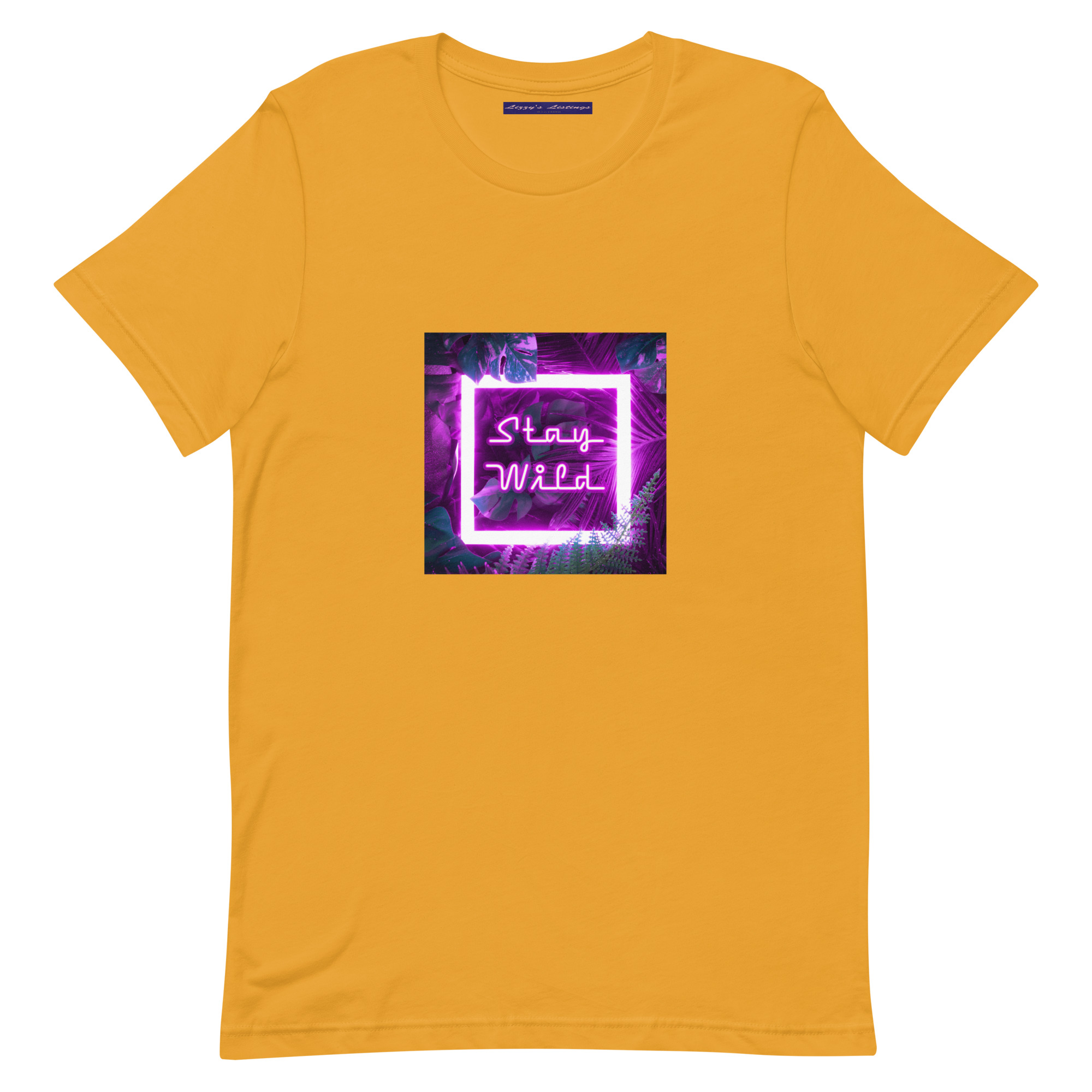 unisex-staple-t-shirt-mustard-front-69fea2ab970f7.jpg Stay Wild Tee