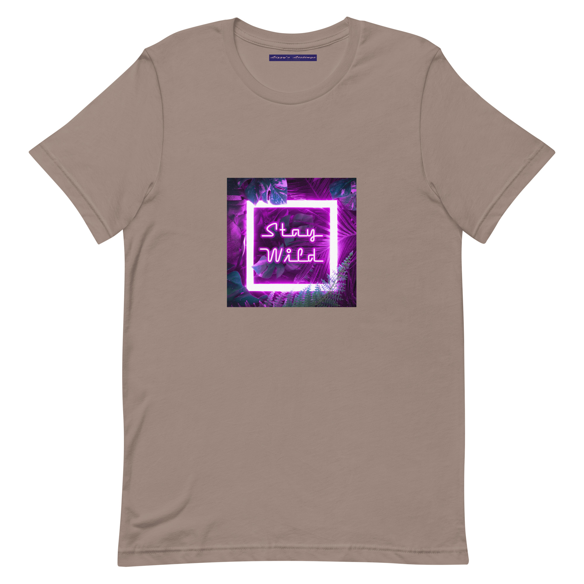unisex-staple-t-shirt-pebble-front-69fea2ab9e35b.jpg Stay Wild Tee