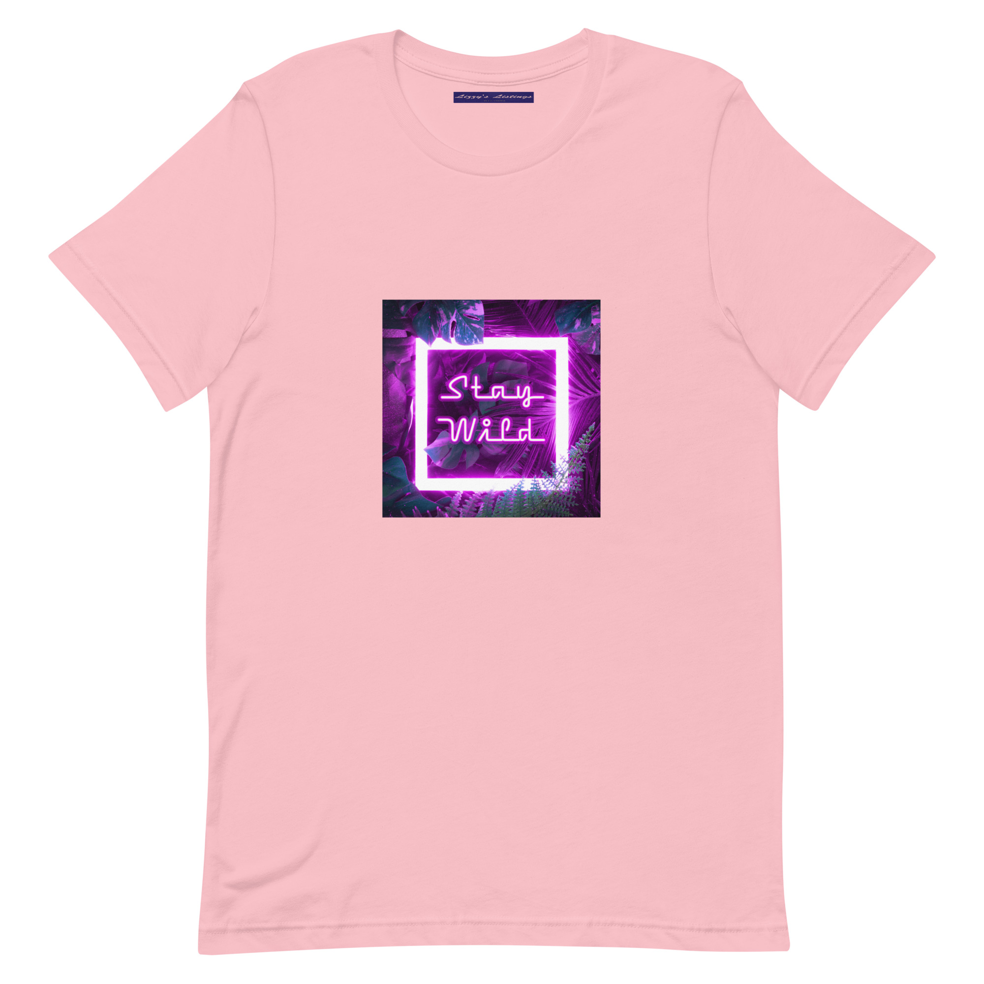 unisex-staple-t-shirt-pink-front-69fea2aba0319.jpg Stay Wild Tee