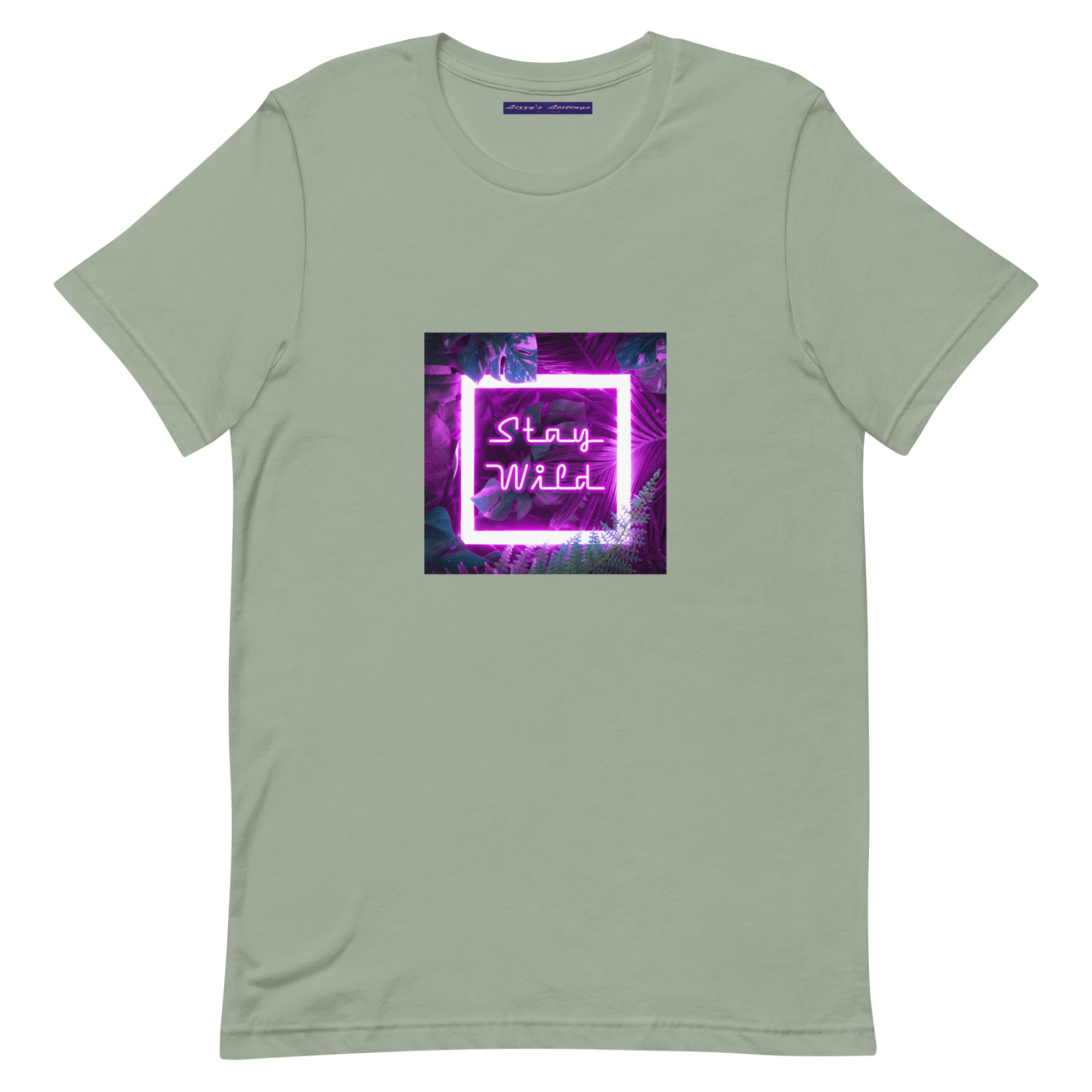 unisex-staple-t-shirt-sage-front-69fea2abbe0e7.jpg Stay Wild Tee