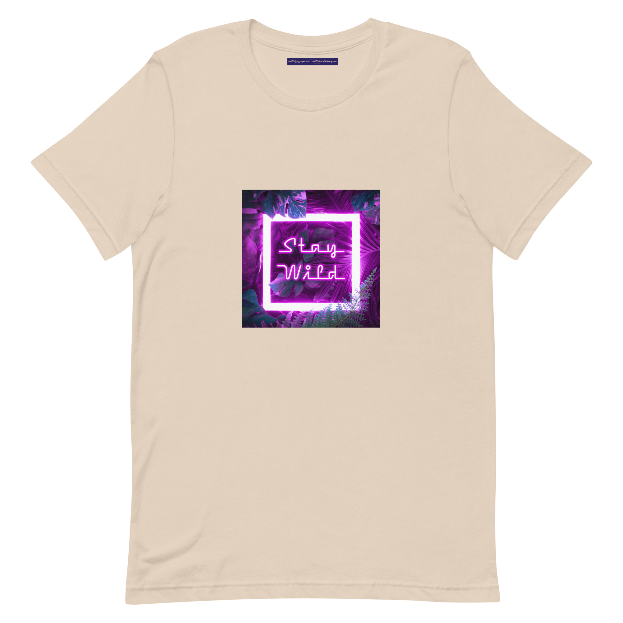 unisex-staple-t-shirt-soft-cream-front-69fea2aba5159.jpg Stay Wild Tee