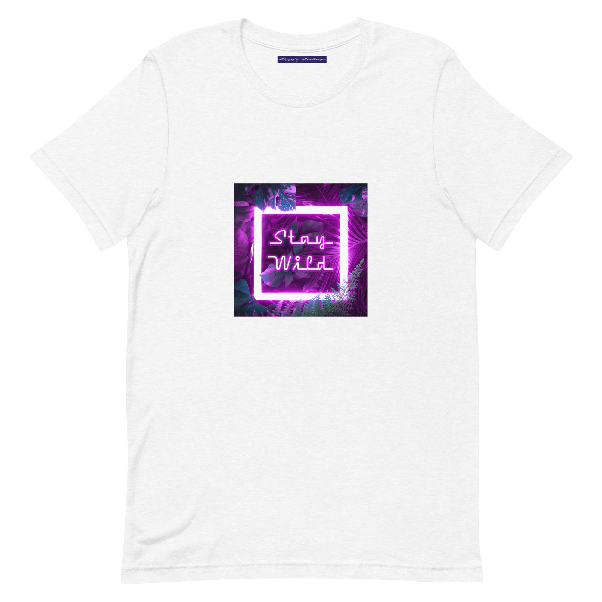 unisex-staple-t-shirt-solid-white-blend-front-69fea2abc8161.jpg Stay Wild Tee