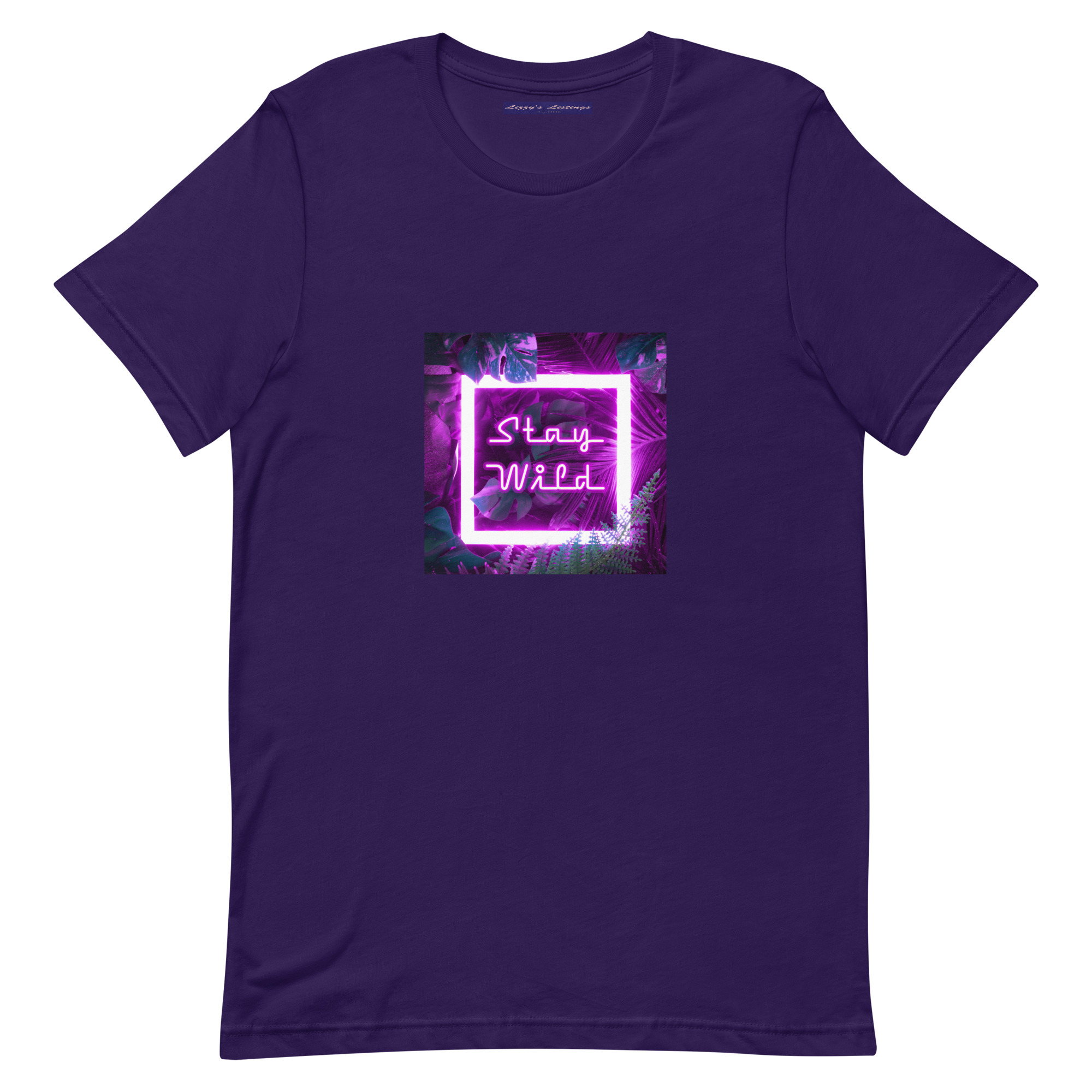 unisex-staple-t-shirt-team-purple-front-69fea2abb21d6.jpg Stay Wild Tee