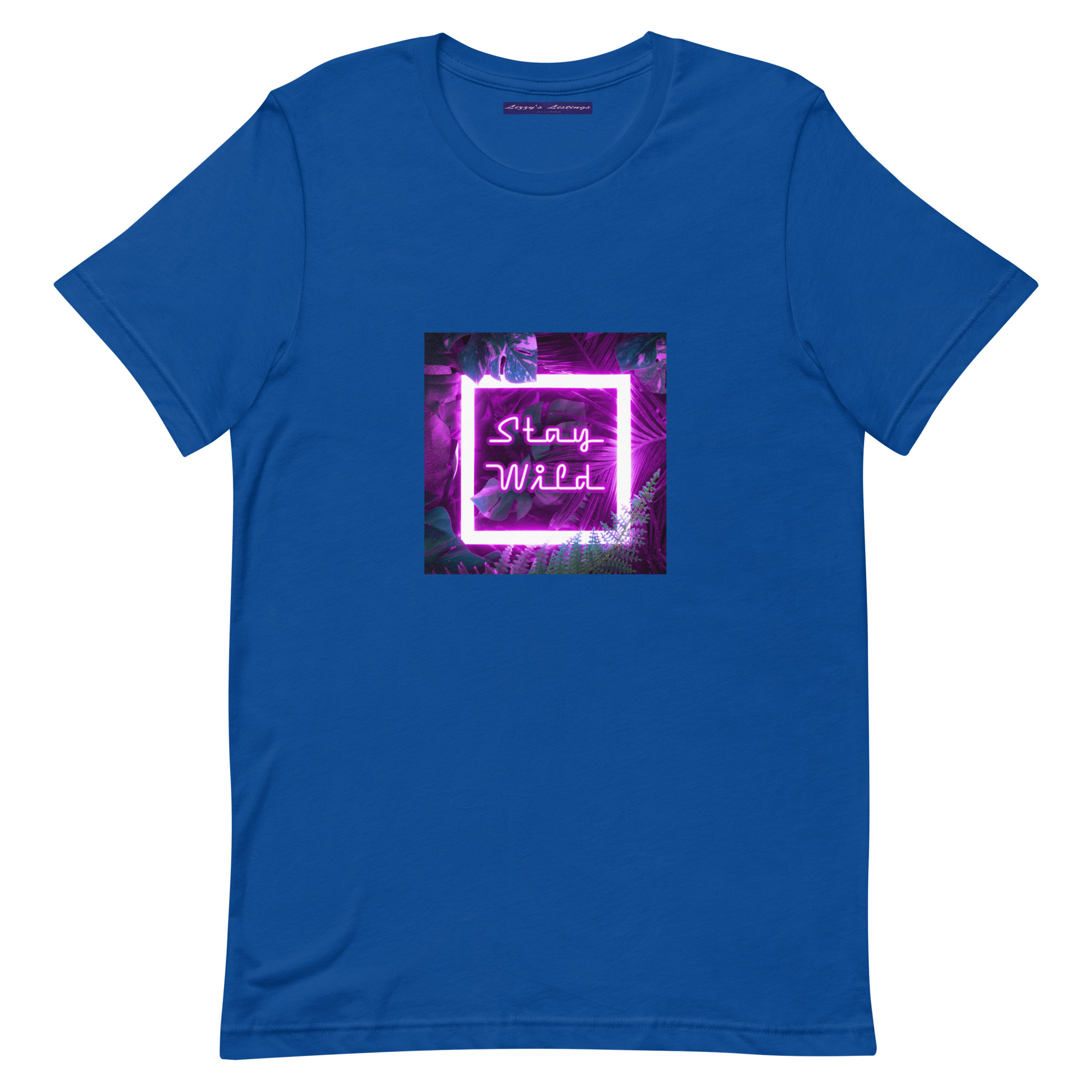 unisex-staple-t-shirt-true-royal-front-69fea2abaa234.jpg Stay Wild Tee
