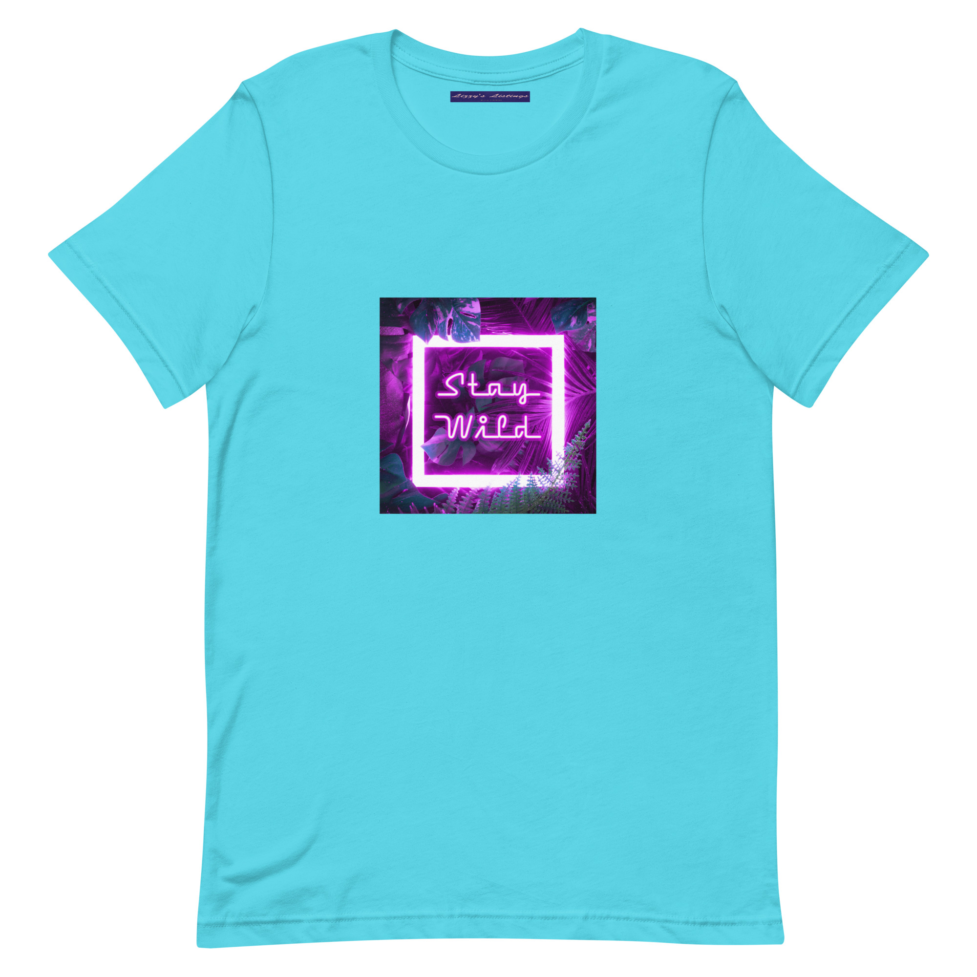 unisex-staple-t-shirt-turquoise-front-69fea2abb86c7.jpg Stay Wild Tee