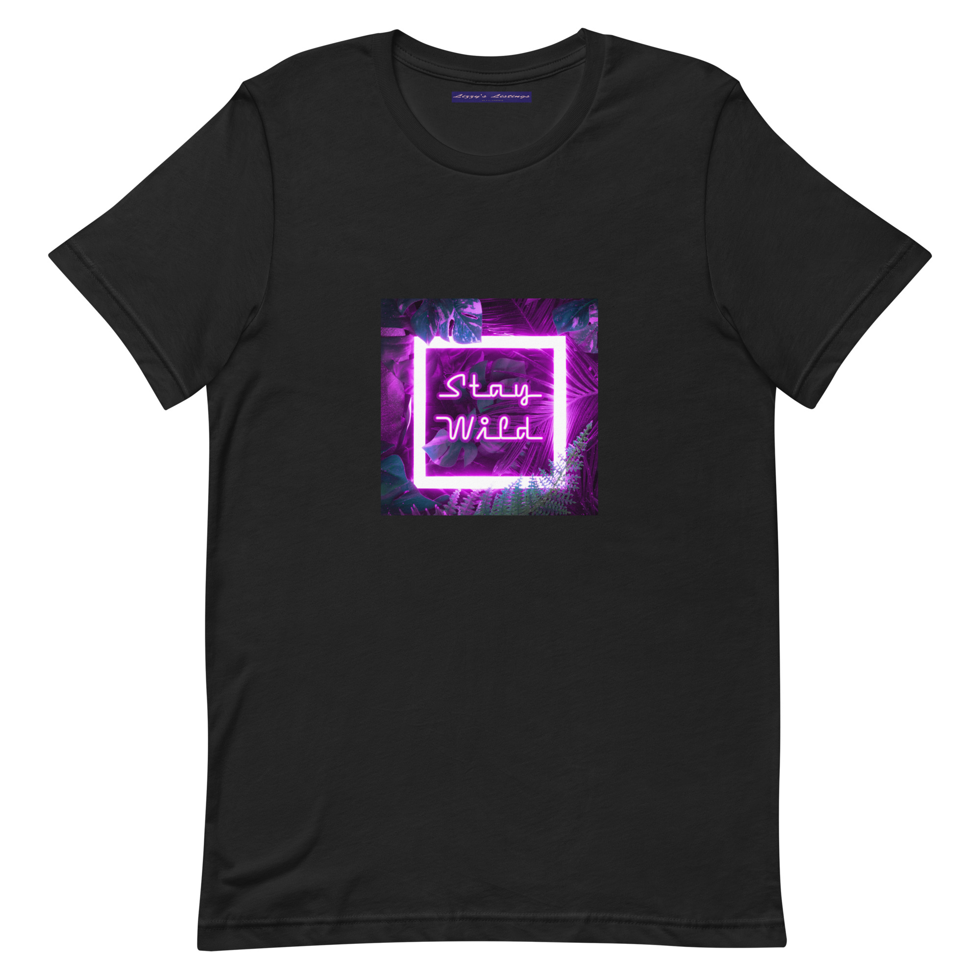 unisex-staple-t-shirt-vintage-black-front-69fea2abb66aa.jpg Stay Wild Tee