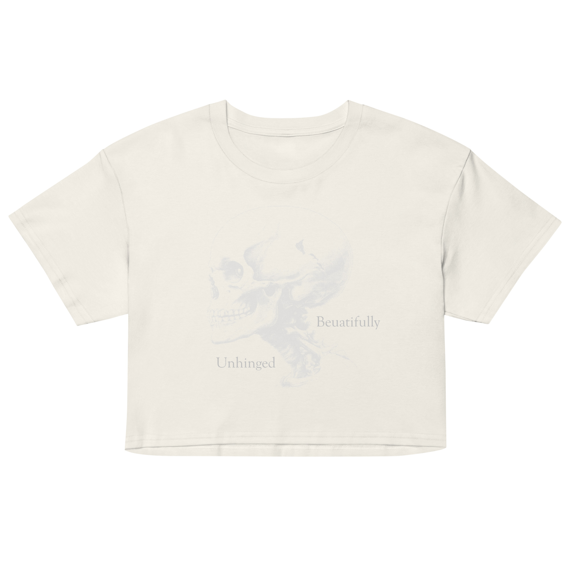 Beautifully Unhinged Women’s crop top