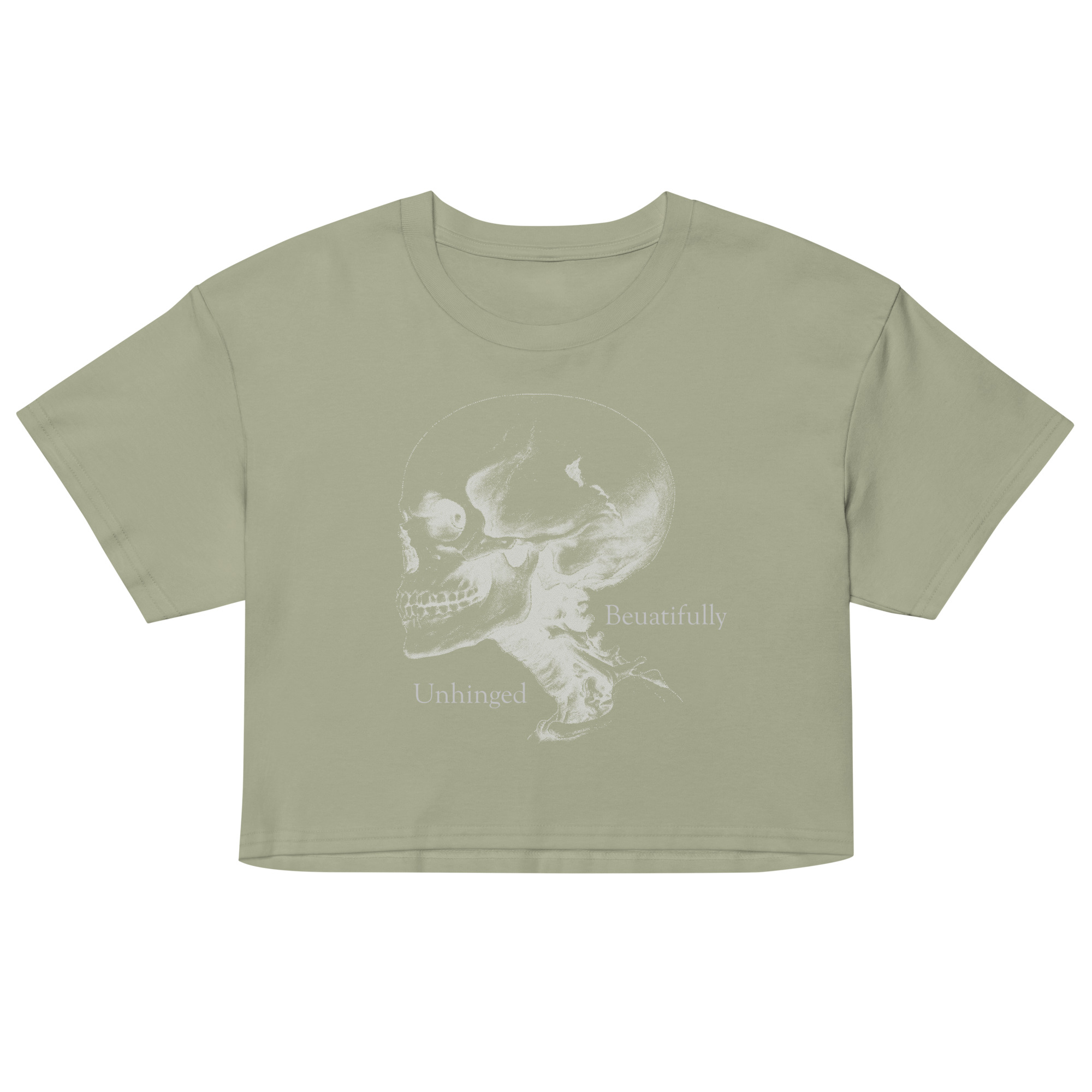 Beautifully Unhinged Women’s crop top