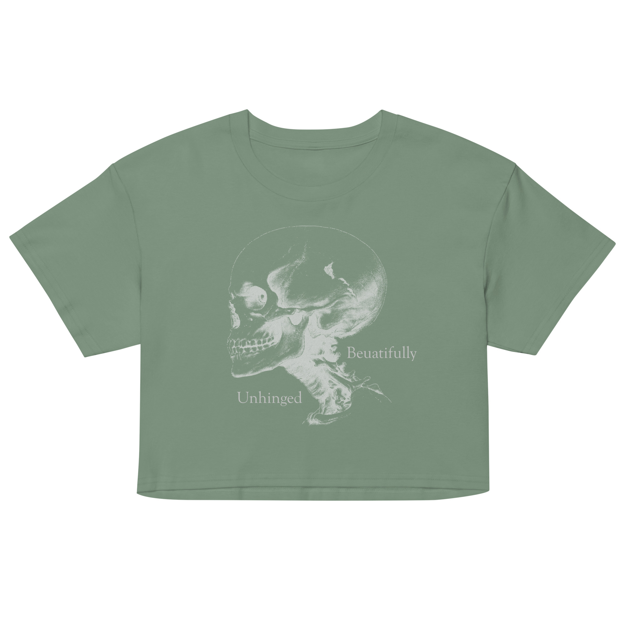 Beautifully Unhinged Women’s crop top