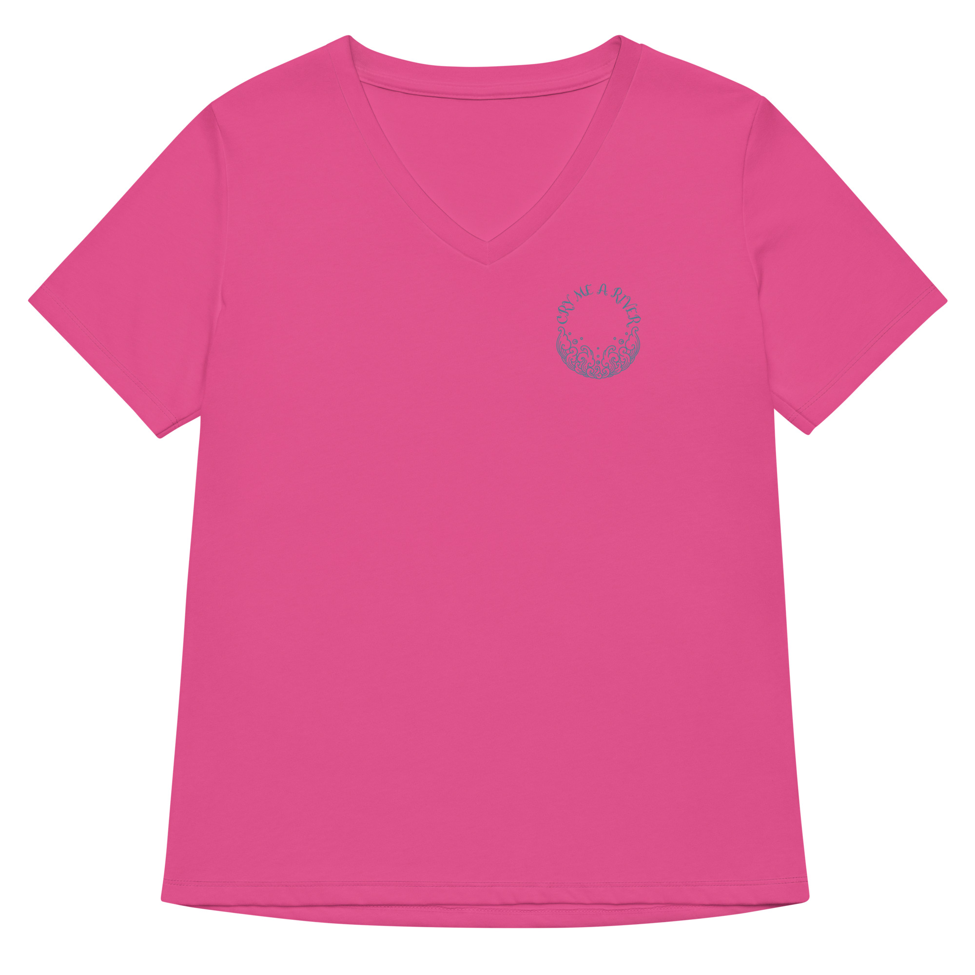 Cry Me a River Women’s relaxed v-neck t-shirt