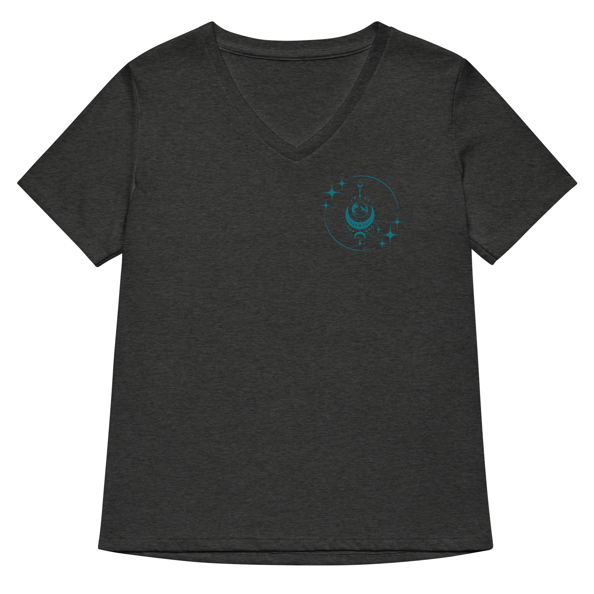 Moon n Stars Women’s relaxed v-neck t-shirt