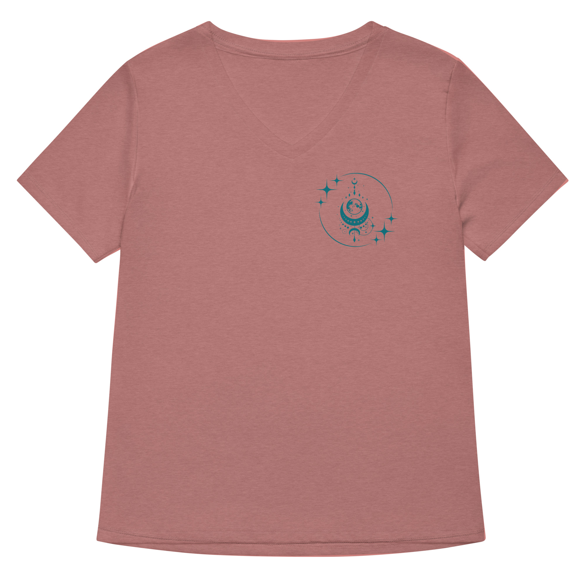 Moon n Stars Women’s relaxed v-neck t-shirt