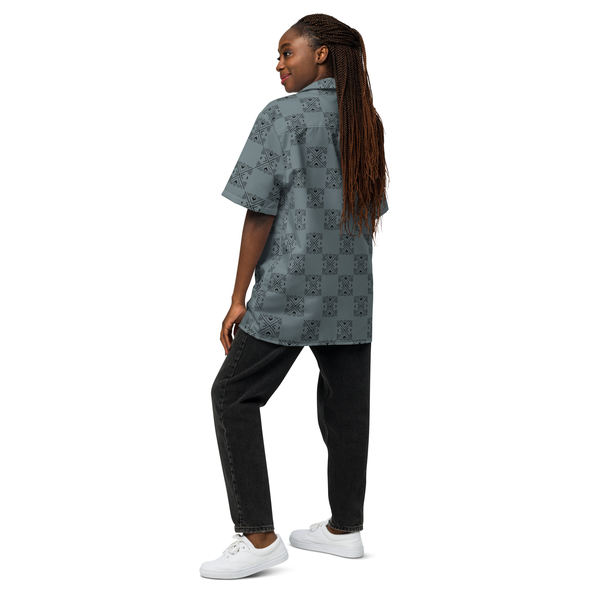 Checkered Unisex button shirt