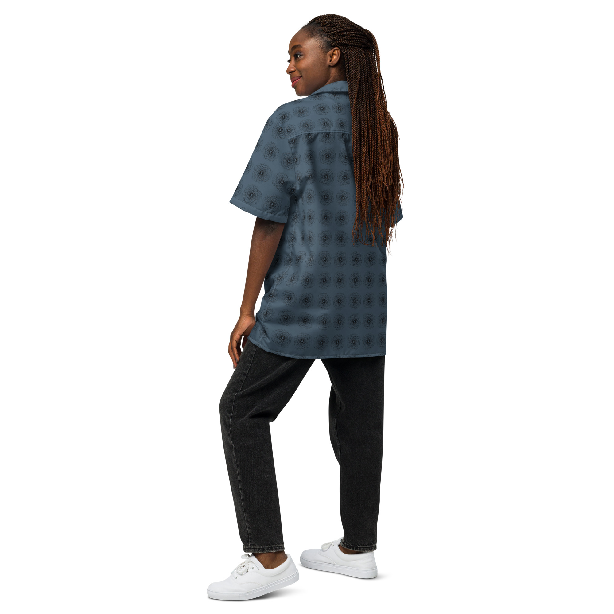 Flower Unisex button shirt