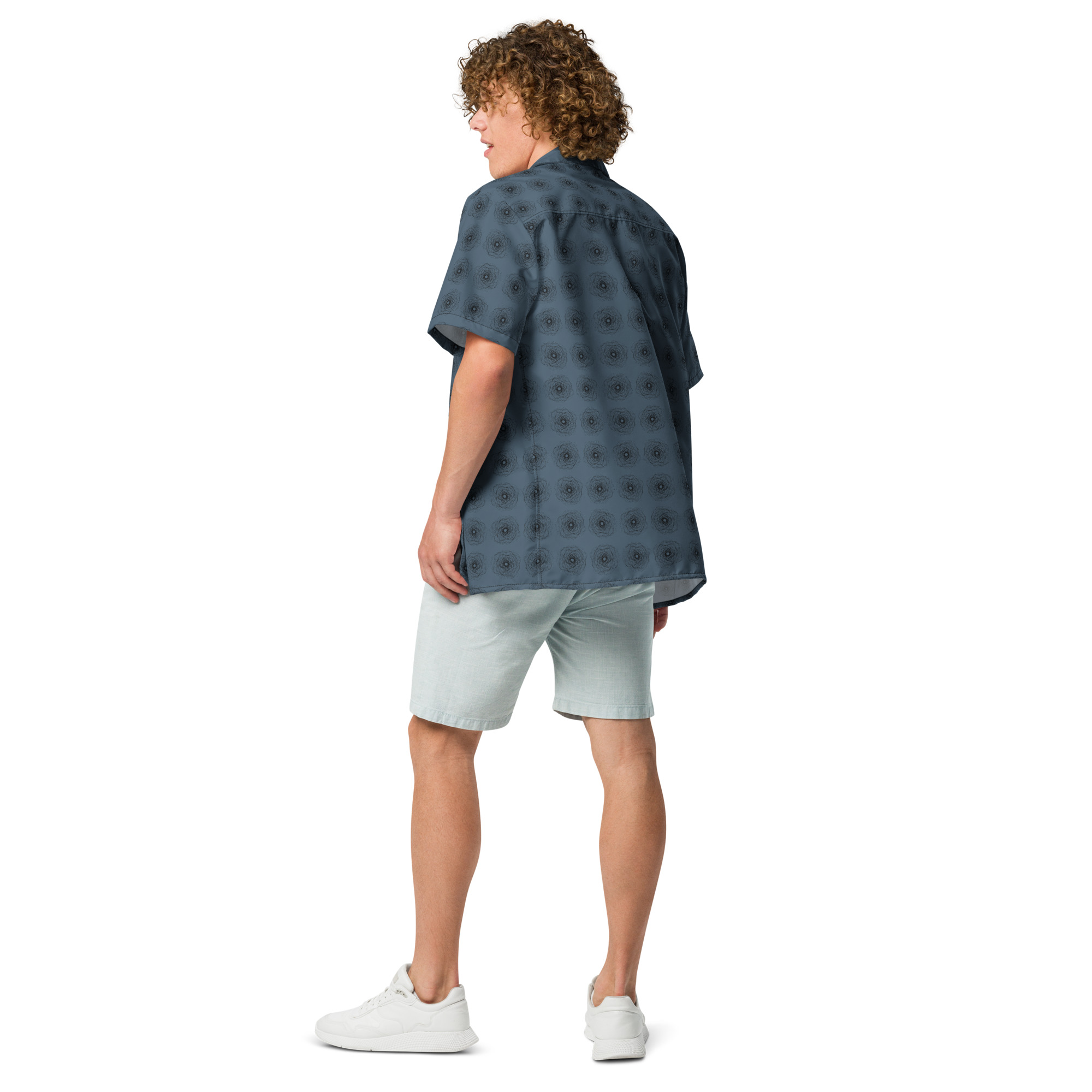 Flower Unisex button shirt