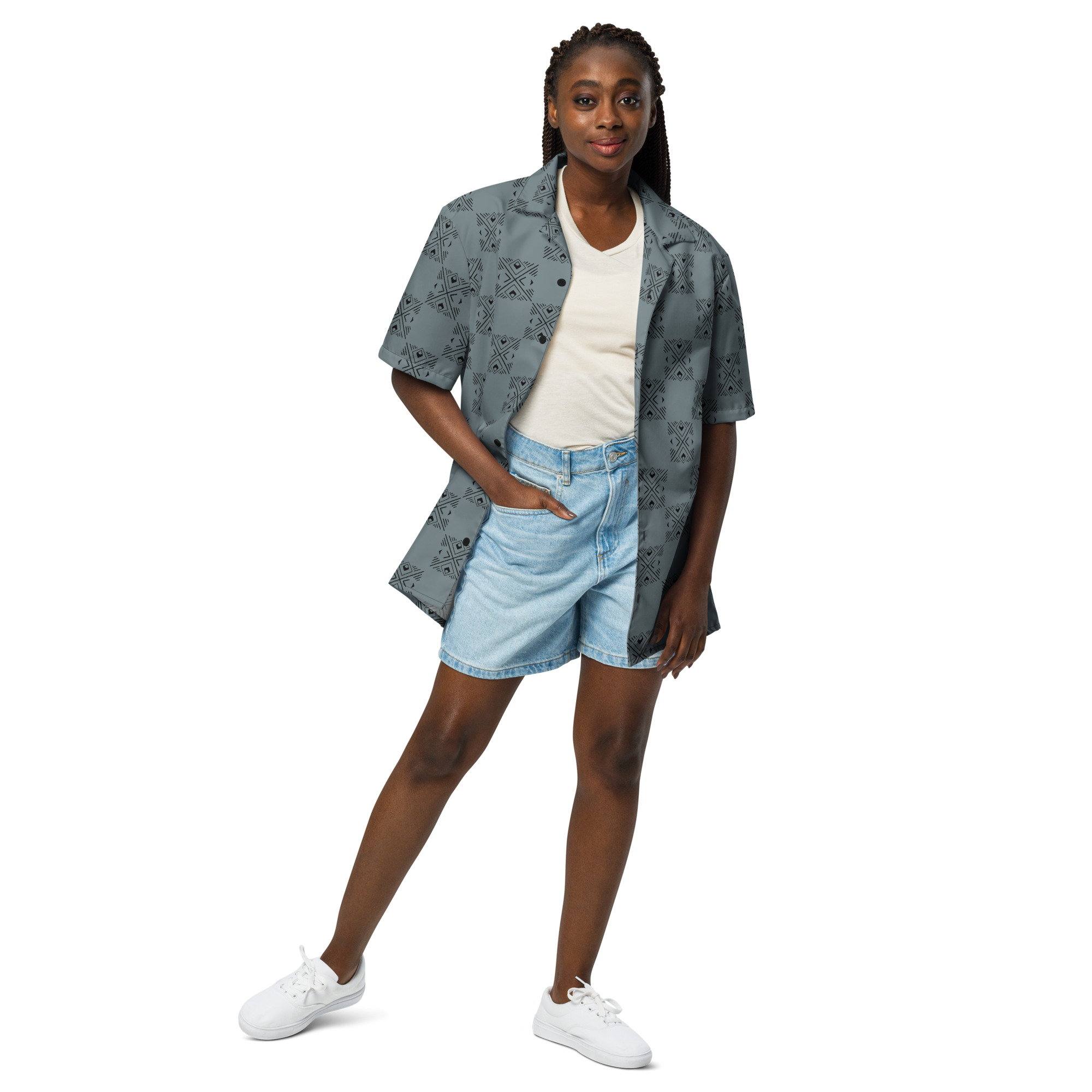 Checkered Unisex button shirt
