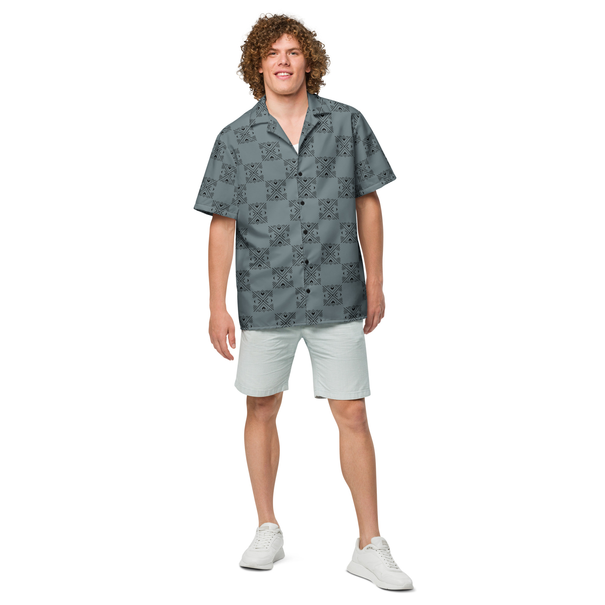 Checkered Unisex button shirt