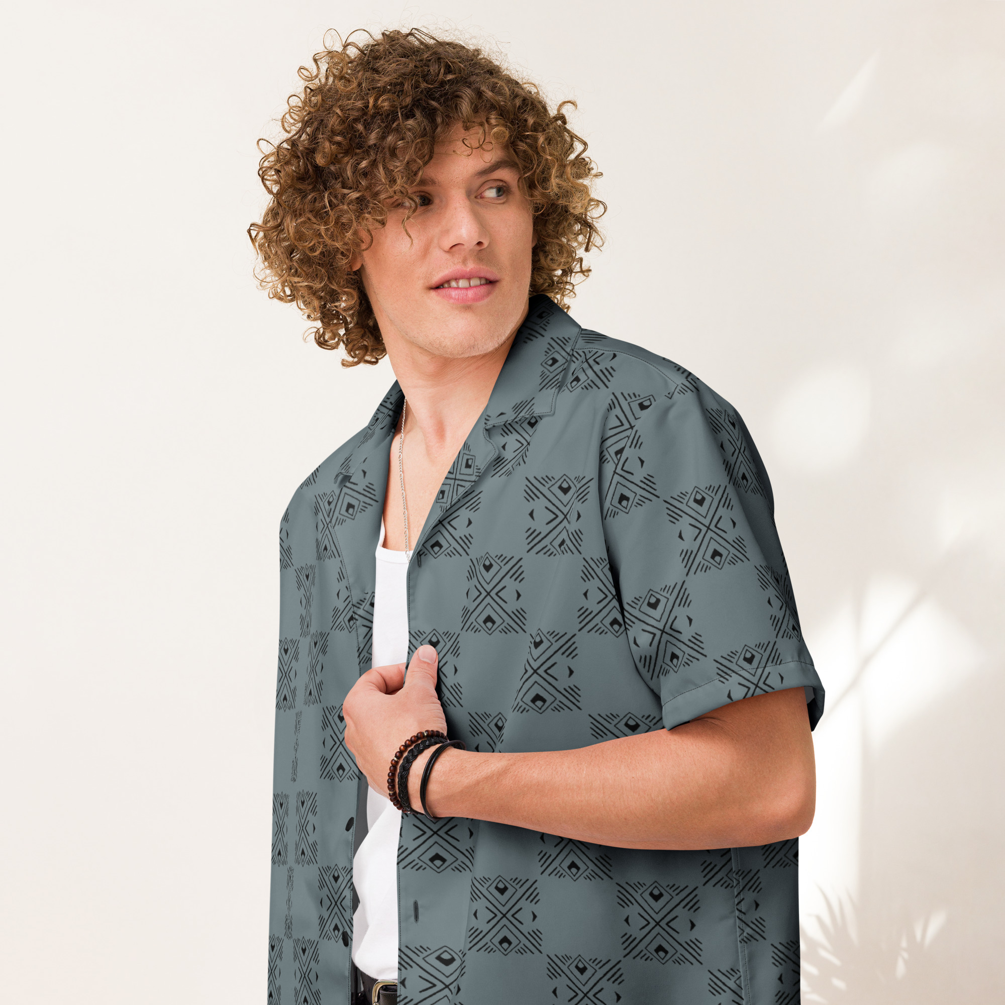 Checkered Unisex button shirt