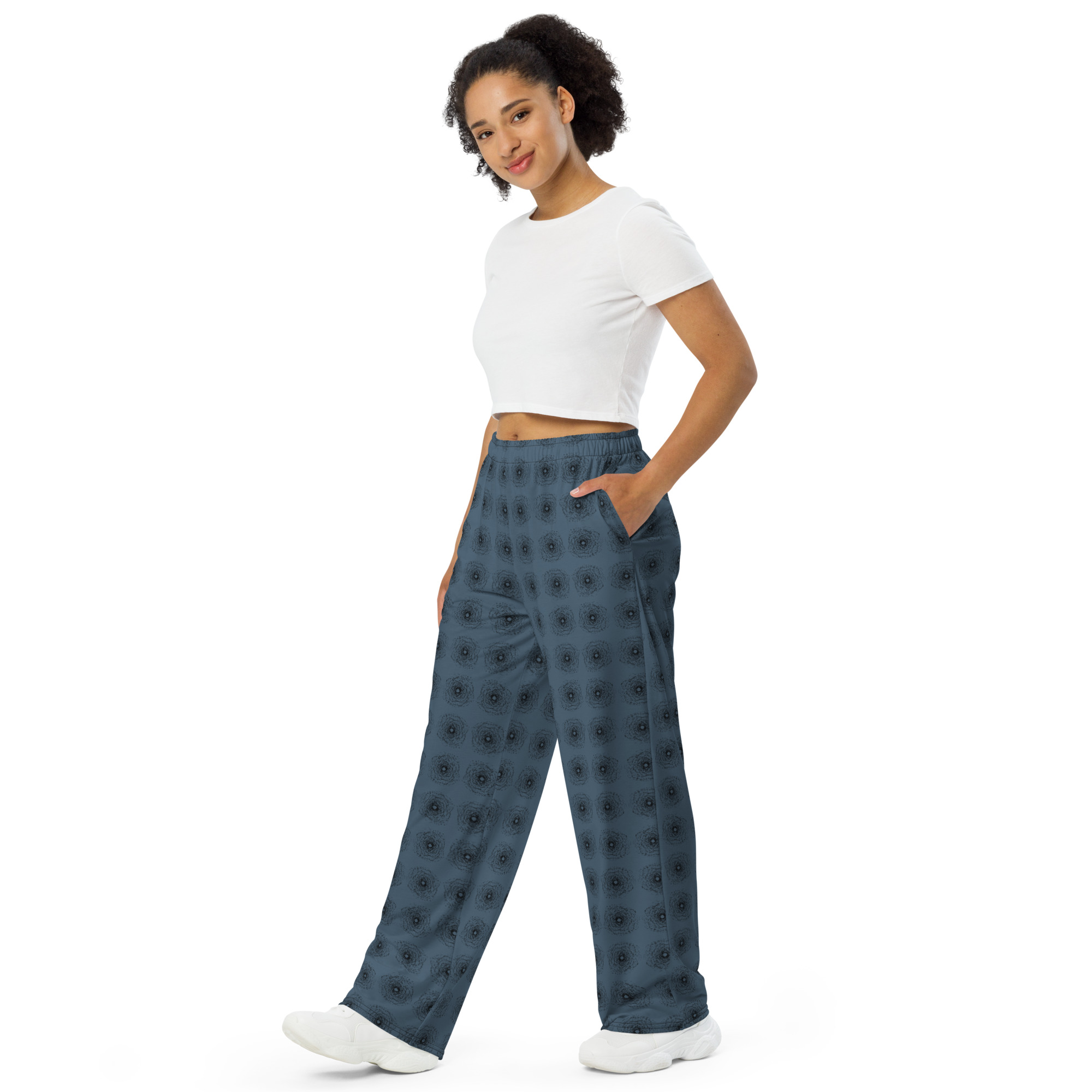 all-over-print-unisex-wide-leg-pants-white-left-front-6a7a3238e4a3e.jpg Flower unisex wide-leg pants
