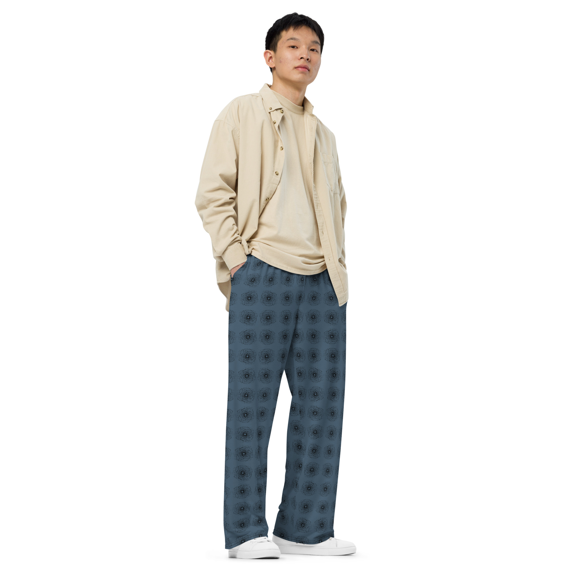 all-over-print-unisex-wide-leg-pants-white-right-front-6a7a3238e2cba.jpg Flower unisex wide-leg pants